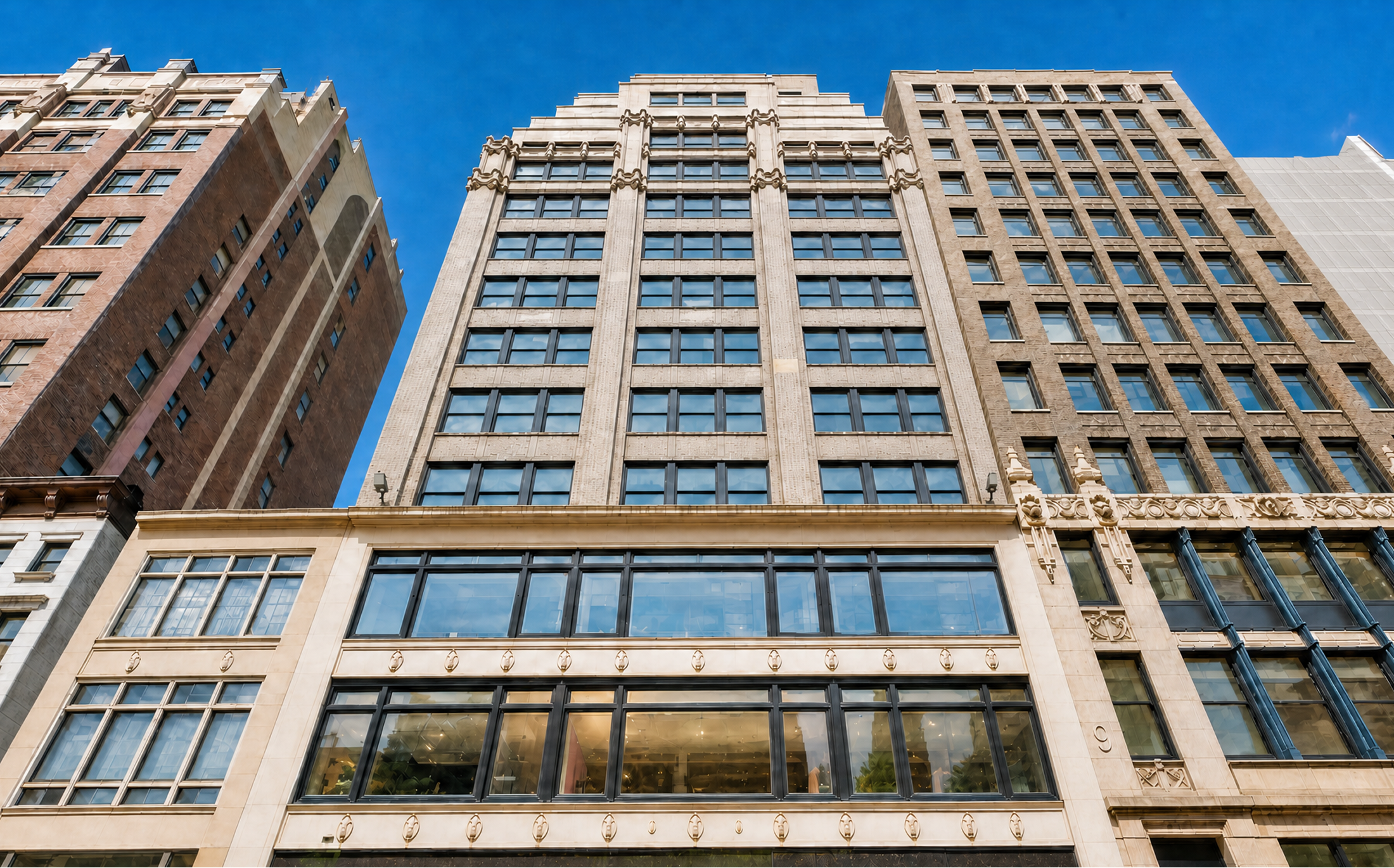 39 West 37th Street facade — 1930 building between Fifth and Sixth